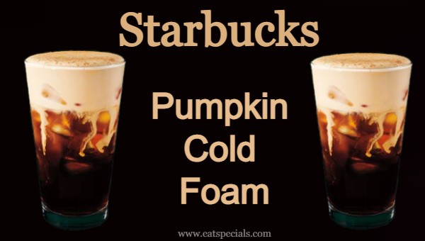 Starbucks Pumpkin Cold Foam