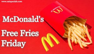 mcdonald free fries friday india