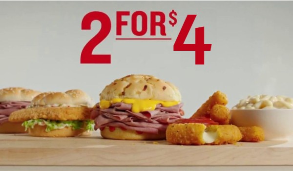 Arby’s 2 For $4