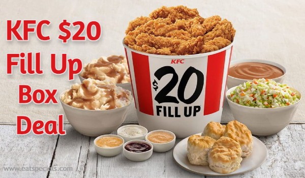 KFC $20 Fill Up Box Deal